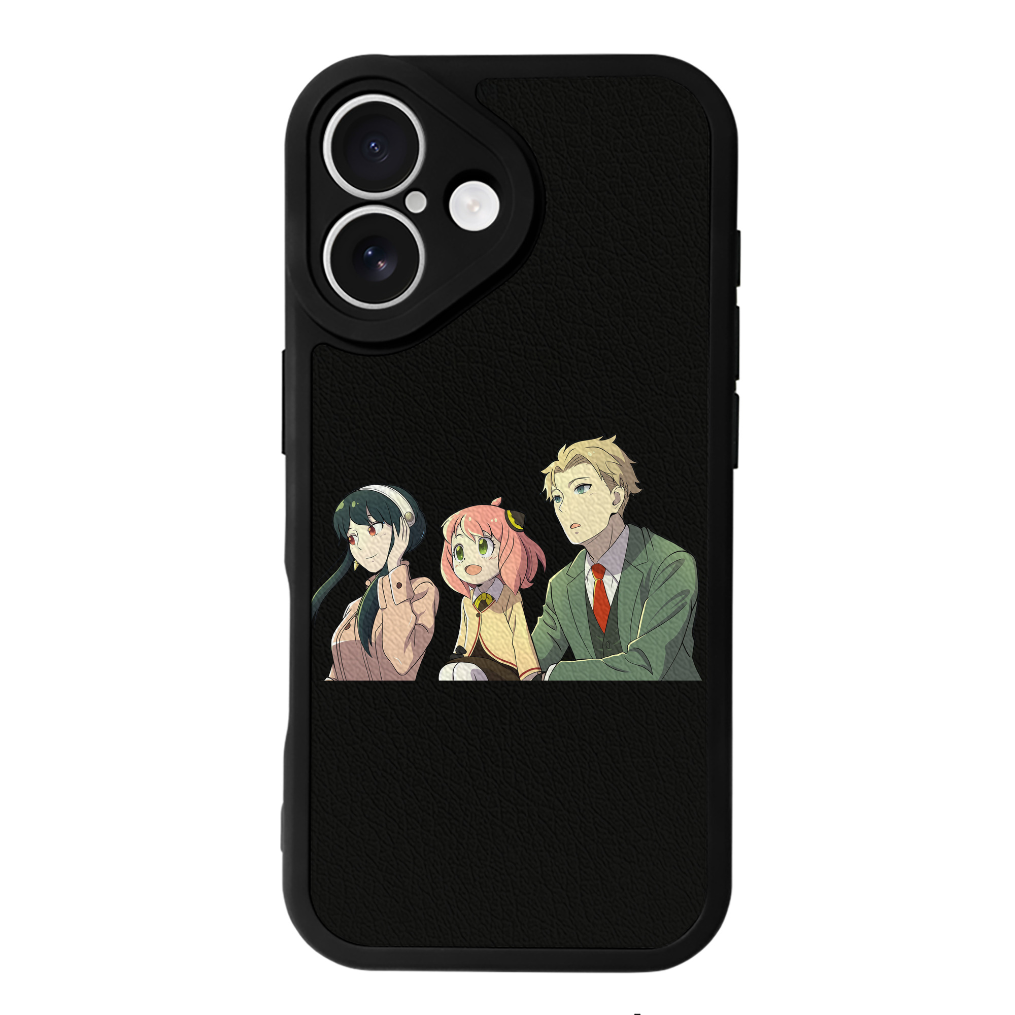 （画像用） SPY×FAMILY间谍家家酒 【iPhone 16シリーズ対応】シリコンスマホケース（レザー調） 材質：シリコン